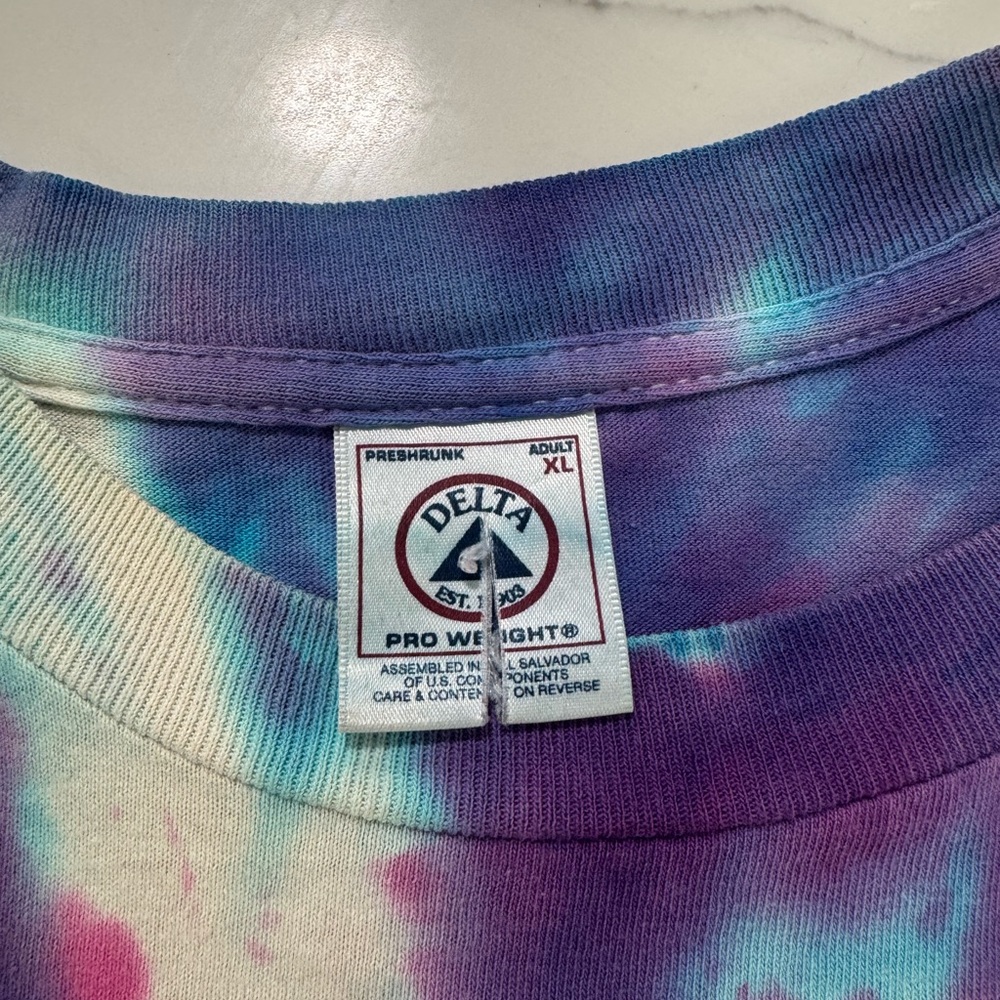 🌈 Vintage 2000 Jimmy Buffett Beach House Tour Tie Dye Tee 🌈 - Picture 5 of 6